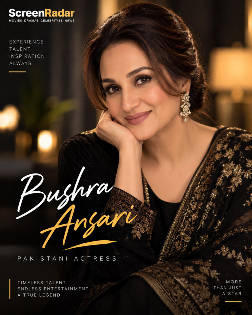 Bushra Ansari celebrity profile artwork for ShowZuno