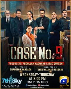 Case No. 9 Pakistani drama official poster