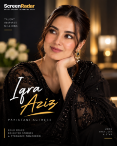 Iqra Aziz celebrity profile artwork for ShowZuno