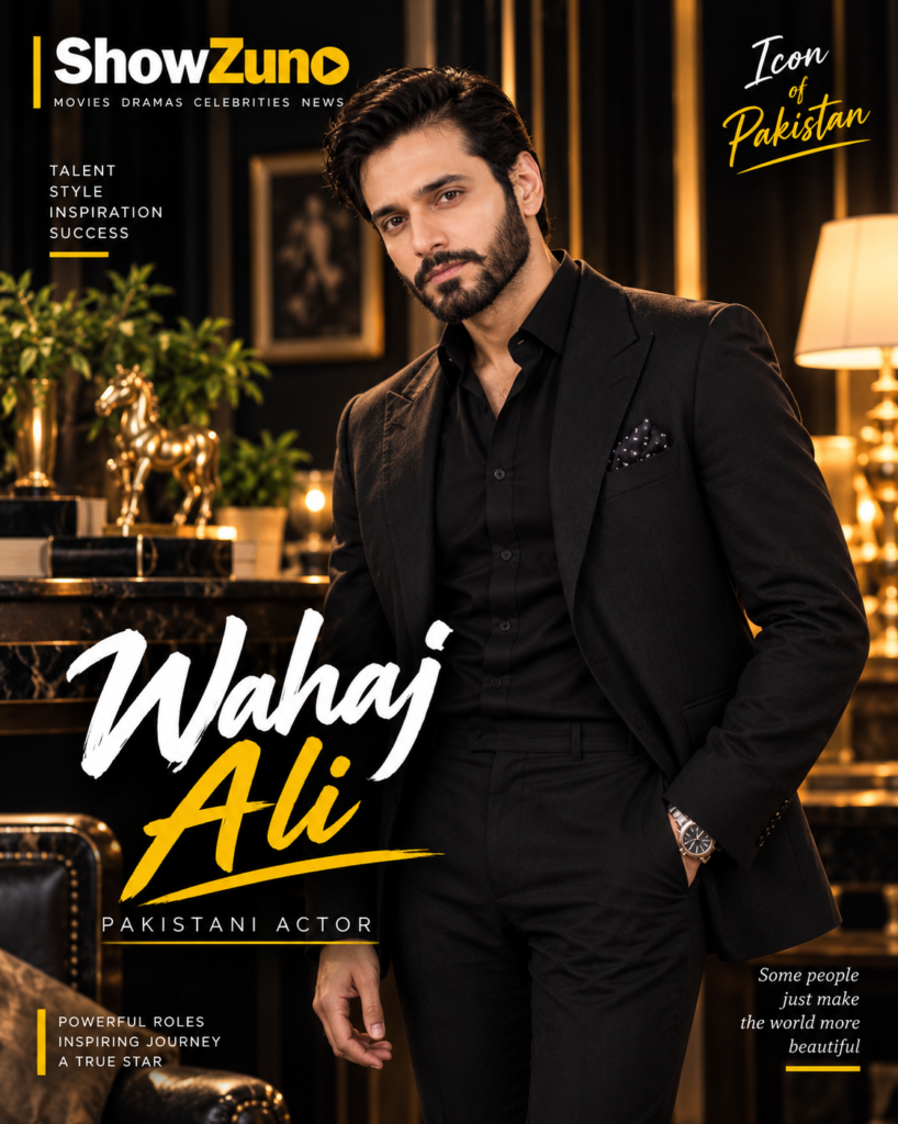 Pakistani actor Wahaj Ali in a professional portrait.
