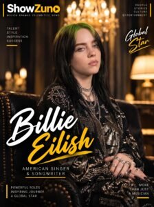 Billie Eilish, American singer and songwriter, featured in a ShowZuno celebrity biography